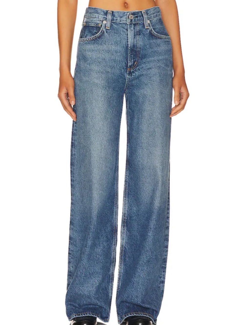 Citizens of Humanity Paloma Jeans Size 29 Wide Leg High Rise Denim Revolve - Picture 7 of 11